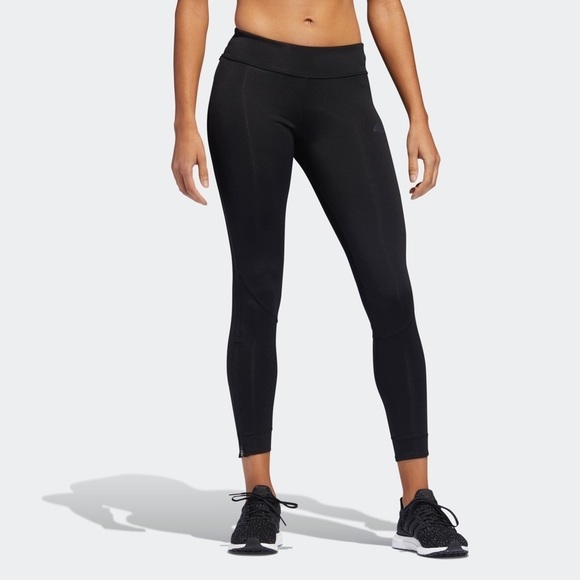 LAST ONE!! New Adidas Running Tights Mesh Leggings - Picture 2 of 16